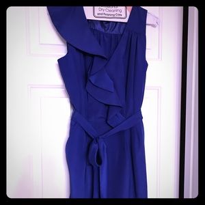 Royal blue dress